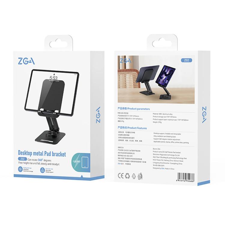 Supporto da tavolo pieghevole ZGA Z02 con rotazione a 360 gradi per telefono e