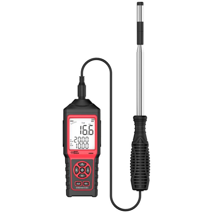 Anemometro termico portatile SMART SENSOR AM866 con sonda telescopica - immagine 2