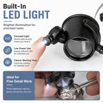 Lente d’ingrandimento 15x con LED regolabile da testa - immagine 5