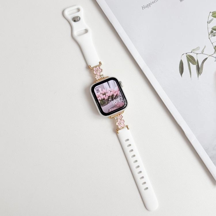 Cinturino silicone con chiusura metallo per Apple Watch