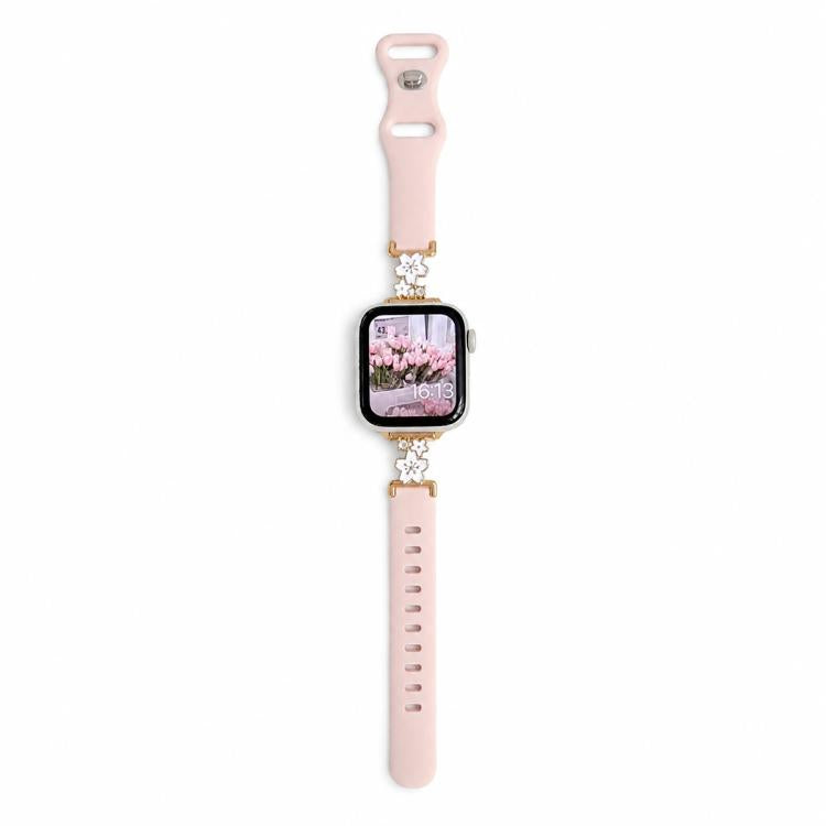 Cinturino silicone con chiusura metallo per Apple Watch