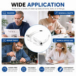 Occhiali pieghevoli con lente d’ingrandimento regolabile 2–4x - immagine 6