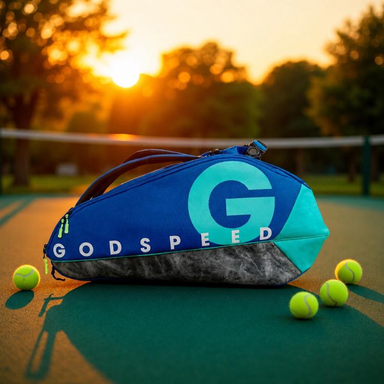 Borsa sportiva grande capacità per racchette tennis e badminton