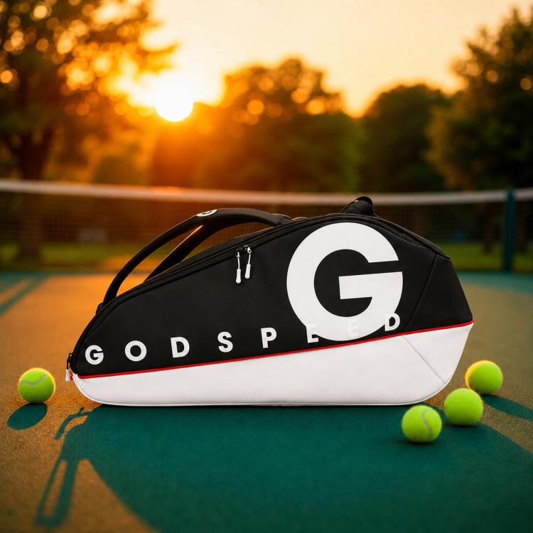 Borsa sportiva grande capacità per racchette tennis e badminton