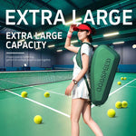Zaino sportivo rigido 3D per racchette tennis e badminton