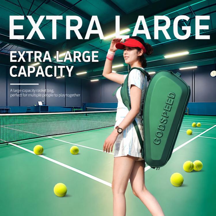 Zaino sportivo rigido 3D per racchette tennis e badminton