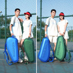 Zaino sportivo rigido 3D per racchette tennis e badminton