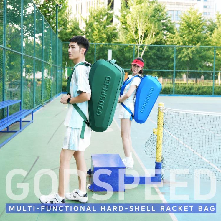 Zaino sportivo rigido 3D per racchette tennis e badminton