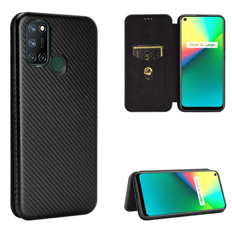Custodia flip orizzontale in fibra di carbonio con slot per schede per OPPO