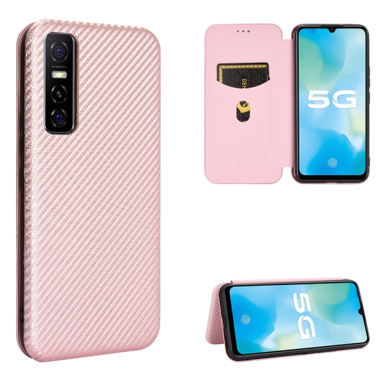 Custodia flip orizzontale in fibra di carbonio con slot per schede per OPPO