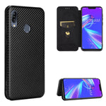 Custodia flip orizzontale in fibra di carbonio con slot per schede per OPPO