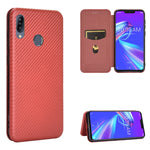 Custodia flip orizzontale in fibra di carbonio con slot per schede per OPPO