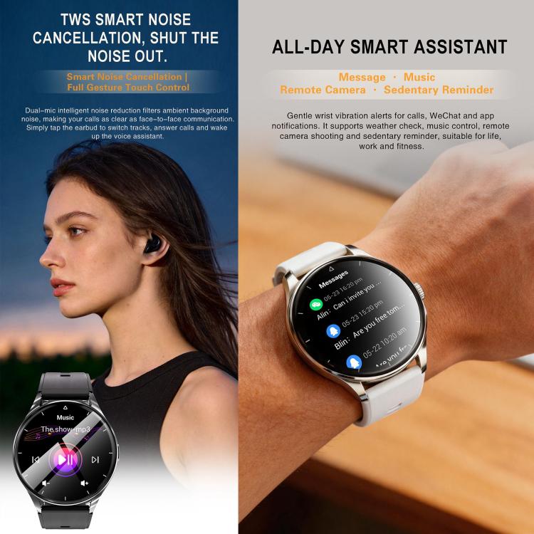 Smartwatch X10 Pro con auricolari TWS Bluetooth