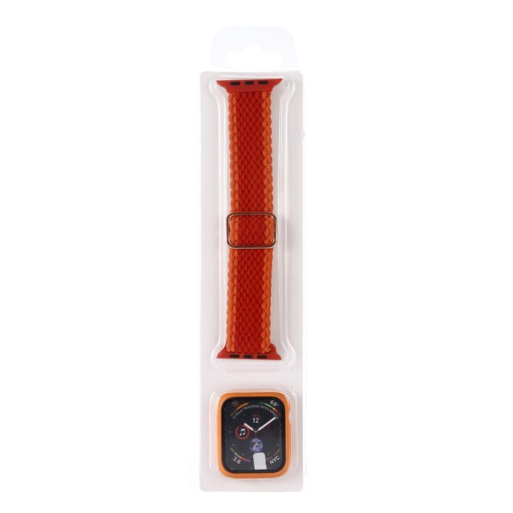 Set cinturino nylon intrecciato e custodia per Apple Watch 41mm
