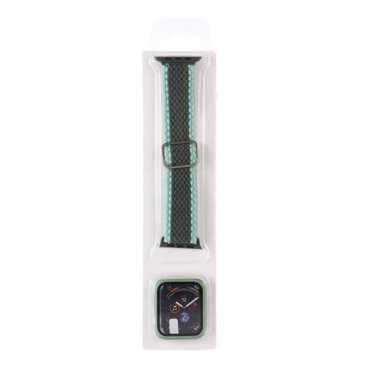 Set cinturino nylon intrecciato e custodia per Apple Watch 41mm