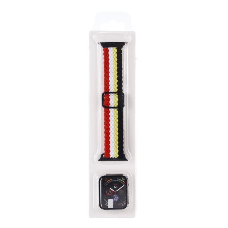 Set cinturino nylon intrecciato e custodia per Apple Watch 41mm