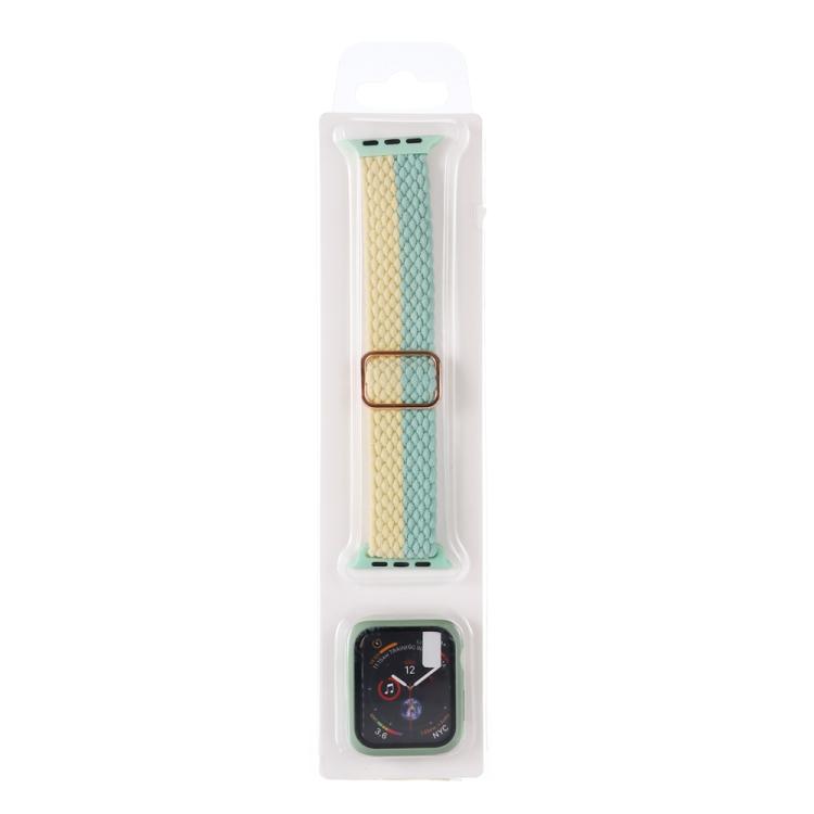 Set cinturino nylon intrecciato e custodia per Apple Watch 41mm