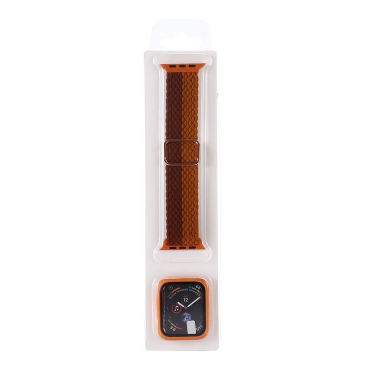 Set cinturino nylon intrecciato e custodia per Apple Watch 41mm