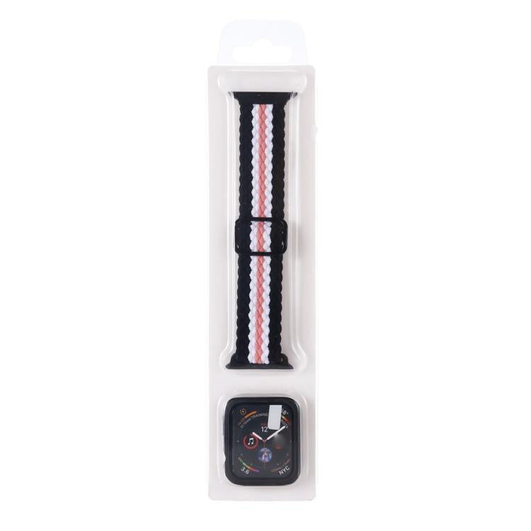Set cinturino nylon intrecciato e custodia per Apple Watch 41mm