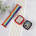 Set cinturino nylon regolabile e custodia per Apple Watch 40mm