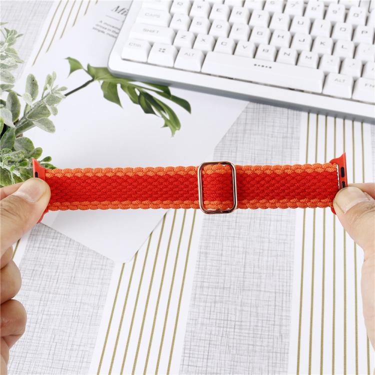 Set cinturino nylon intrecciato e custodia per Apple Watch 41mm