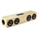 Altoparlante Bluetooth W8C in legno con subwoofer