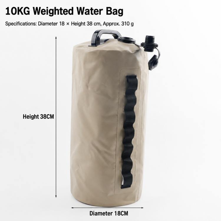 Zavorra acqua 10kg multifunzione per tende e nuoto