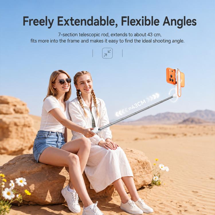 Selfie stick Bluetooth Yesido SF33 con estensione fino a 67 cm - immagine 5