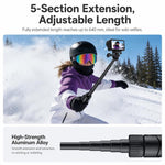 Selfie stick magnetico Yesido SF37 2 in 1 con treppiede - immagine 6