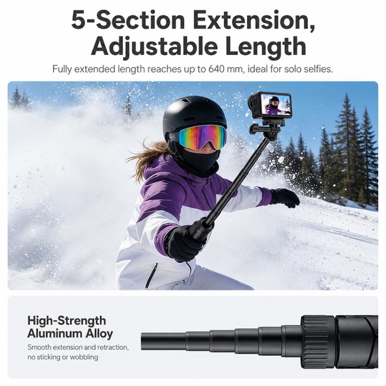 Selfie stick magnetico Yesido SF37 2 in 1 con treppiede - immagine 6