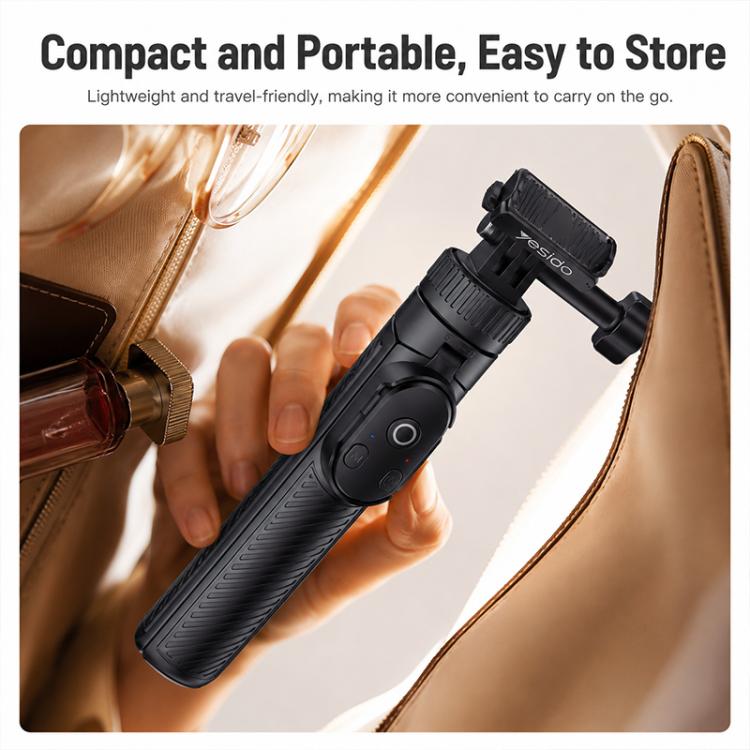 Selfie stick magnetico Yesido SF37 2 in 1 con treppiede - immagine 9