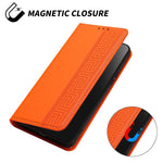 Custodia in ecopelle con motivo a meandro e protezione RFID per iPhone Air