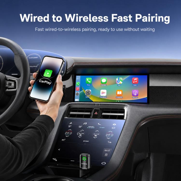 Yesido KM32 adattatore wireless CarPlay e Android Auto