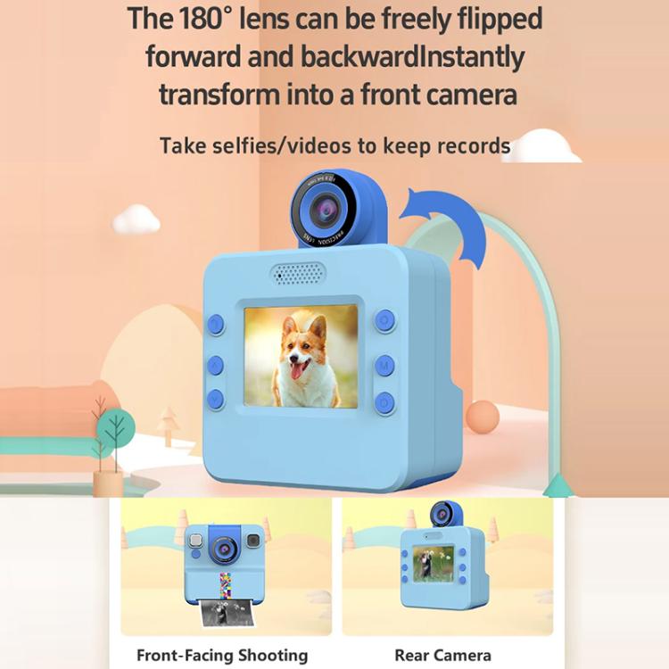Fotocamera istantanea per bambini A30 con schermo IPS da 2,4 pollici - immagine 7