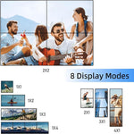 Adattatore video HDMI 2 ingressi 2 uscite con USB