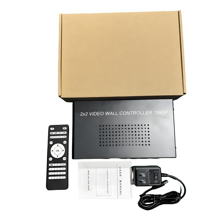 Adattatore video HDMI 2 ingressi 2 uscite con USB