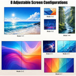 Processore video HDMI 2x2 4K con casting wireless