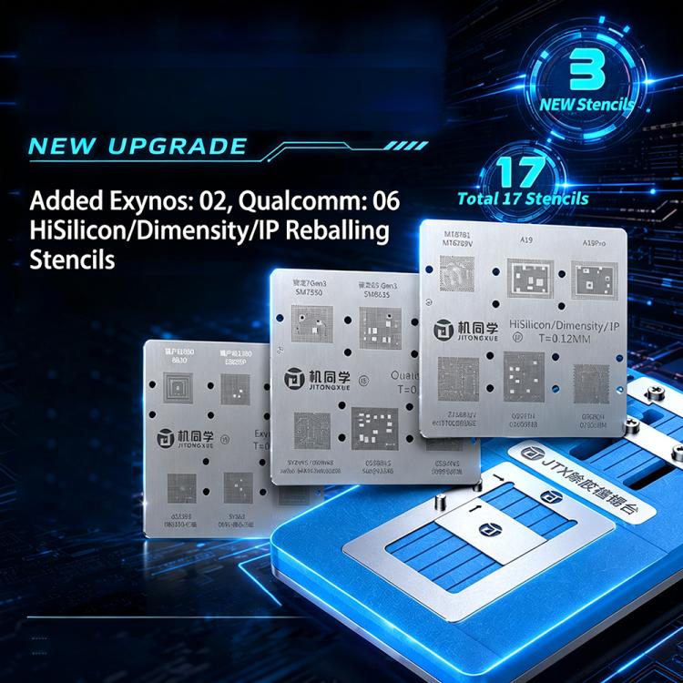 Piattaforma di riparazione JTX T4 Max 2 in 1 per chip e RAM - immagine 2