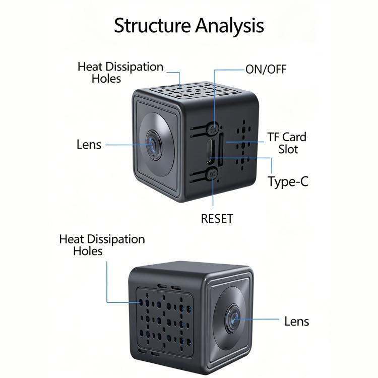 X7 Smart WiFi IP Camera 1080P con visione notturna