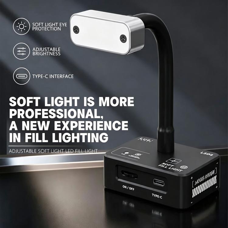 Lampada da lavoro LUOWEI LS-04 a luce soffusa dimmerabile - immagine 4