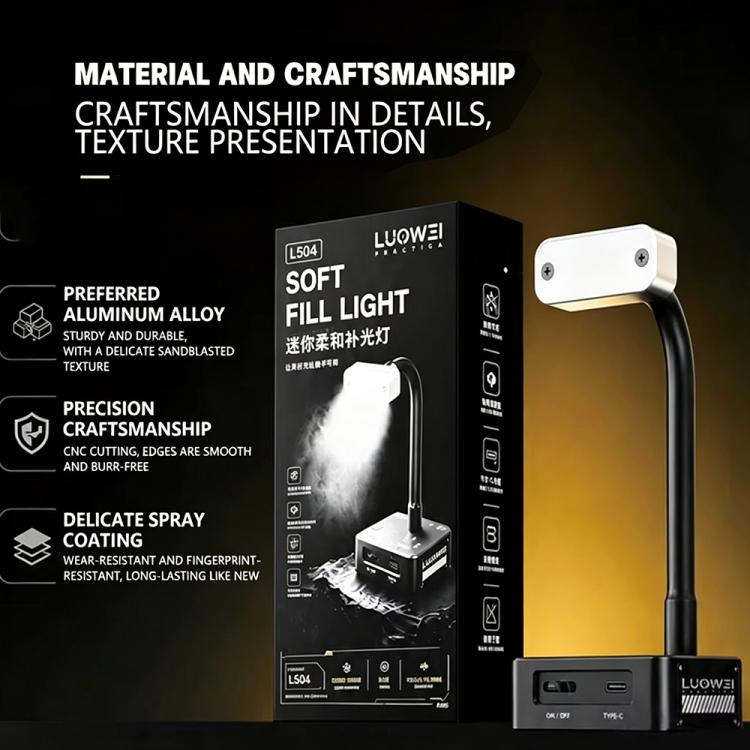 Lampada da lavoro LUOWEI LS-04 a luce soffusa dimmerabile - immagine 6
