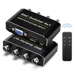 NK-H42 Switcher 4 in 1 BNC con HDMI e VGA