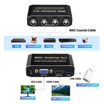 NK-H42 Switcher 4 in 1 BNC con HDMI e VGA