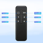 NK-H42 Switcher 4 in 1 BNC con HDMI e VGA