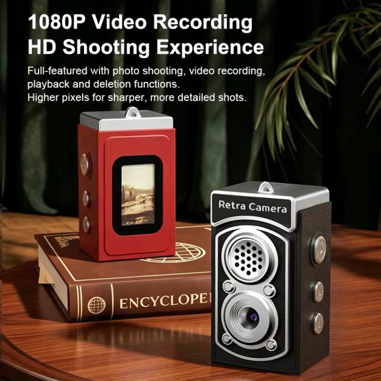 Mini fotocamera retrò X9 8 MP con video 1080p e display IPS - immagine 12