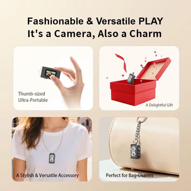 Mini fotocamera retrò X9 8 MP con video 1080p e display IPS - immagine 15