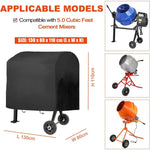 Copertura protettiva per betoniera 130x80x110 cm