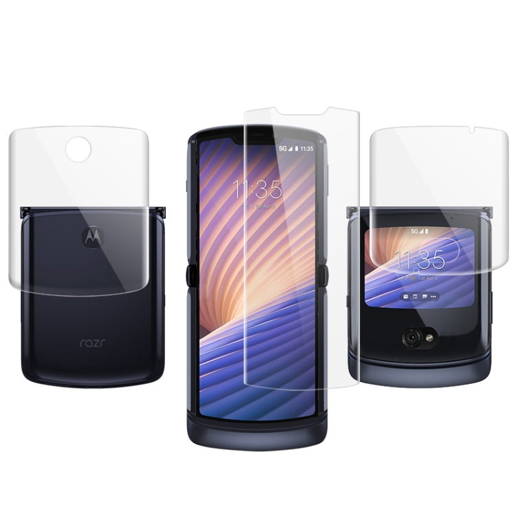 Schermo IMAK Hydrogel Film III a copertura totale per Motorola Razr 5G