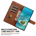 Custodia in ecopelle con motivo etnico per iPhone 11