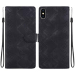 Custodia in ecopelle con motivo etnico per iPhone 11